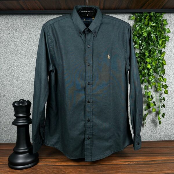 Camisa Manga Longa PRL Verde Escuro - Image 4