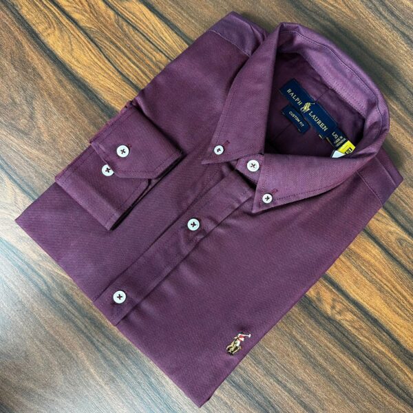 Camisa Manga Longa PRL | Elegância Clássica em Algodão Premium - Image 2