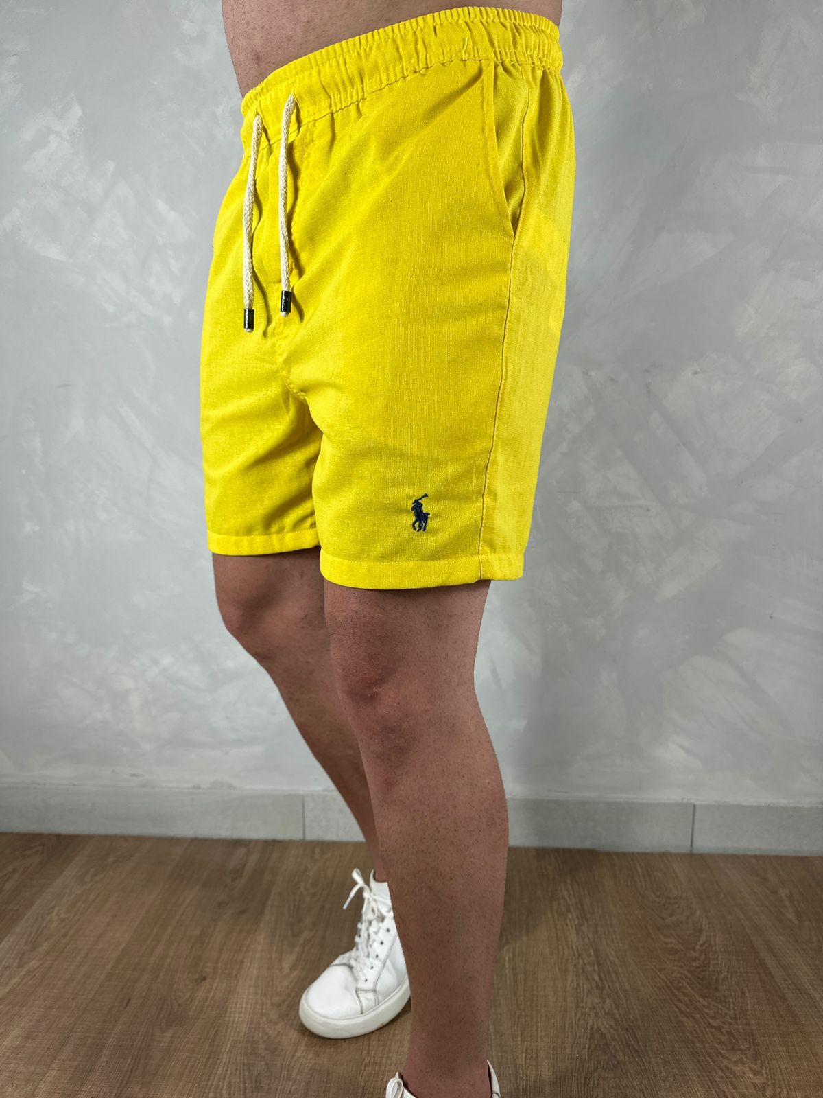 Bermuda Linho PRL Amarelo