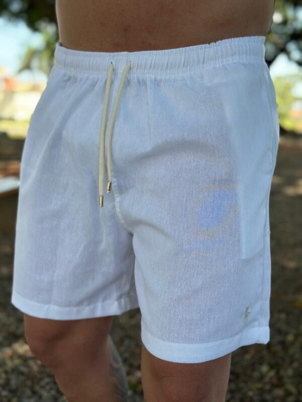 Bermuda Linho Peruano PRL Branco - Image 5