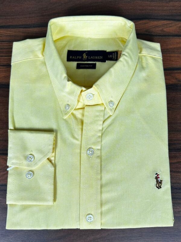 "Camisa Manga Longa Amarelo PRL | Estilo Clássico e Conforto Premium"