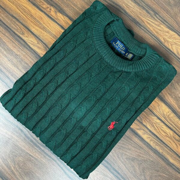Suéter PRL Verde | Conforto e Estilo em Malha Premium - Image 3